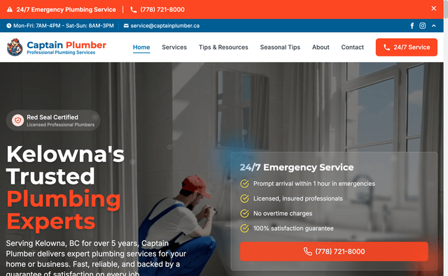 Captain Plumber case study